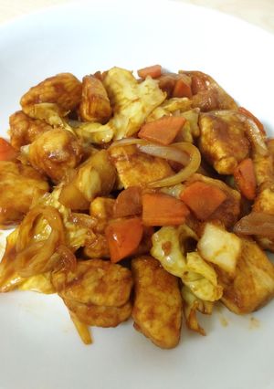 *鶏胸肉のケチャップ炒め*-レシピのメイン写真