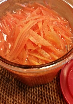 すし酢でなんちゃってキャロットラペ-レシピのメイン写真