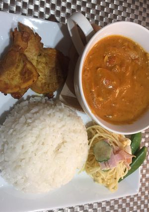 簡単チキンバターカレーとタンドリーチキン-レシピのメイン写真