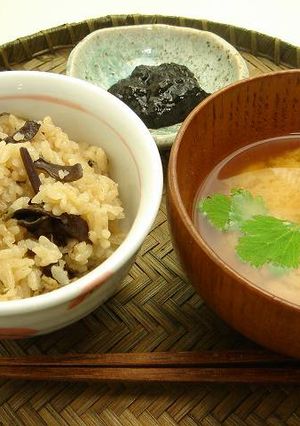 ワラビの簡単炊き込みご飯-レシピのメイン写真
