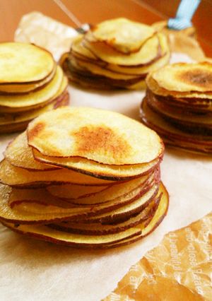 レンジで時短☆スイートポテトスタック。-レシピのメイン写真