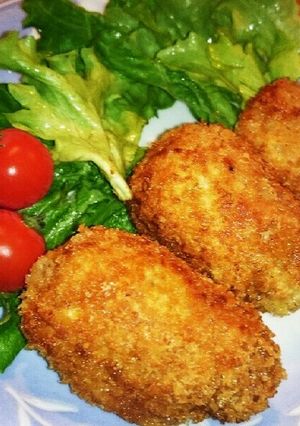 ズボラ飯☆ポテトサラダとんかつ-レシピのメイン写真