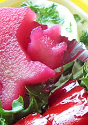 芋のりんご果汁煮／りんごのピンク煮-レシピのメイン写真