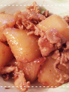 レンジ時短で簡単！大根と豚肉のみそ炒め-レシピのメイン写真