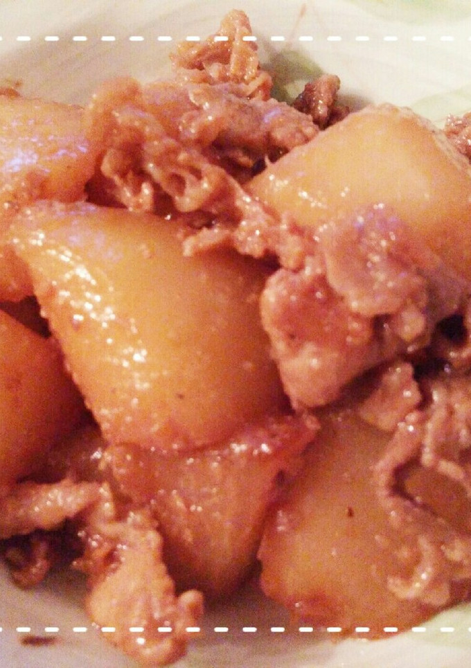 レンジ時短で簡単！大根と豚肉のみそ炒め-レシピのメイン写真