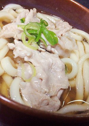 全てレンジにお任せ! 簡単肉うどん☆-レシピのメイン写真