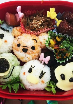 ツムツムキャラ弁当-レシピのメイン写真