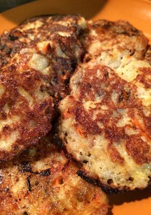 節約！冷凍保存豆腐のながいもハンバーグ-レシピのメイン写真