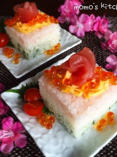 ひな祭りに♡三色デコちらし寿司-レシピのメイン写真