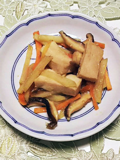 高野豆腐の中華風炒め-レシピのメイン写真