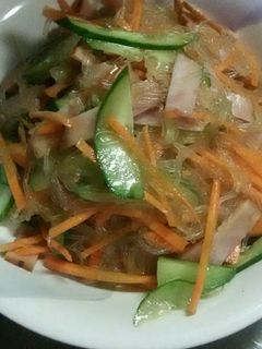 具だくさんの春雨サラダ-レシピのメイン写真