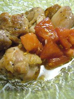 鶏肉ソテーのトマトソース添え-レシピのメイン写真