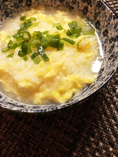 もち米で卵粥-レシピのメイン写真