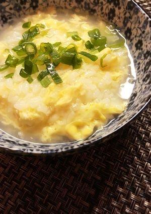 もち米で卵粥-レシピのメイン写真