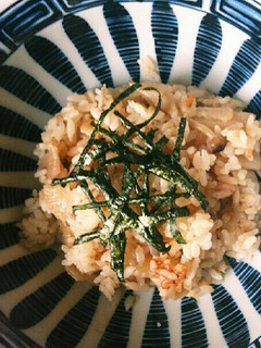 もつ煮のリメイク炊き込みご飯-レシピのメイン写真