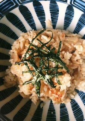 もつ煮のリメイク炊き込みご飯-レシピのメイン写真
