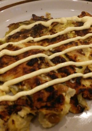 納豆　豆腐メインのダイエット簡単お好み焼-レシピのメイン写真