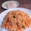 混ぜて作る「チキンライス」