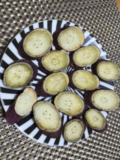 超簡単おやつ!スライス焼き芋-レシピのメイン写真