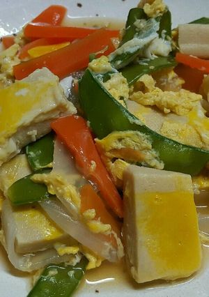 高野豆腐の卵とじ〜ふんわりやわらか〜♥-レシピのメイン写真