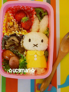 キャラ弁☆ミッフィーちゃん-レシピのメイン写真