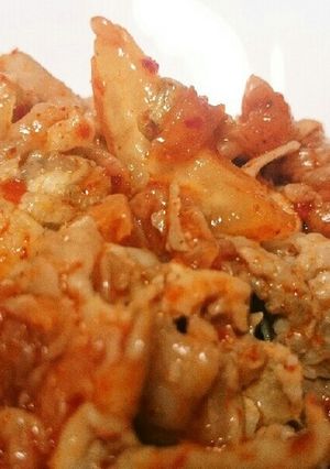 簡単★焼いて混ぜるだけの豚キムチ-レシピのメイン写真