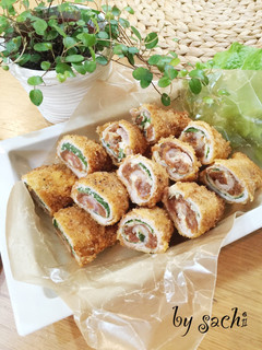 豚ロース梅しそ巻きフライ-レシピのメイン写真