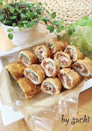 豚ロース梅しそ巻きフライ-レシピのメイン写真