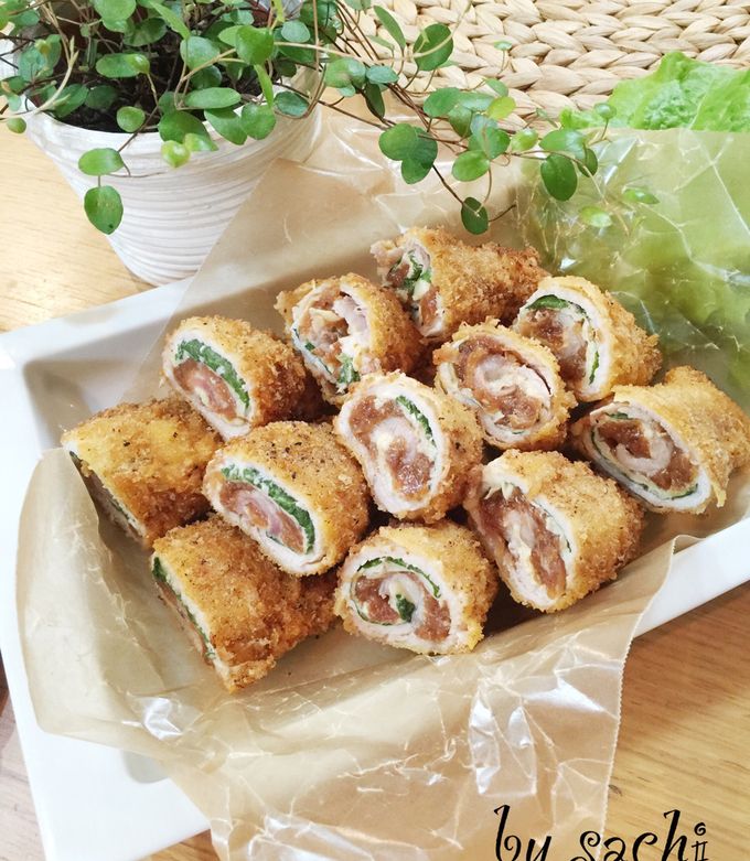 三枚肉しそ巻き 大葉がさわやか♪豚肉のしそ巻きレシピおすすめ7選の人気レシピ
