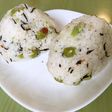 ☆梅ひじきと豆ご飯おにぎり
