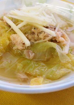 【使いきり】魚の缶詰と白菜の煮物-レシピのメイン写真