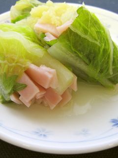 【使いきり】白菜のハムしそ巻き-レシピのメイン写真