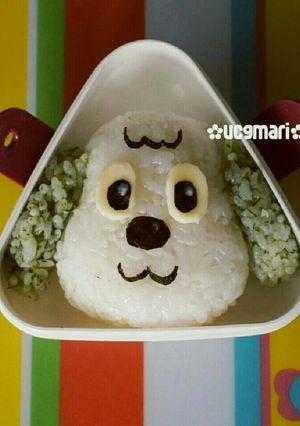 キャラ弁☆ワンワンおにぎり-レシピのメイン写真