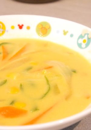 野菜たっぷりコーンスープ♡-レシピのメイン写真