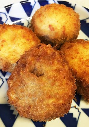 しいたけとクリームチーズのフライ-レシピのメイン写真