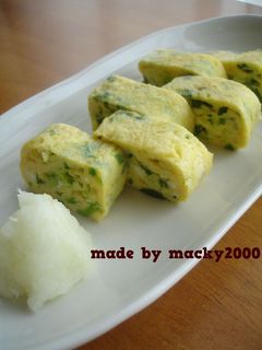 塩味☆ネギ玉子焼き☆-レシピのメイン写真