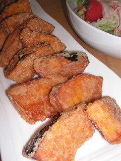 かぼちゃのにんにく醤油揚げ☆-レシピのメイン写真
