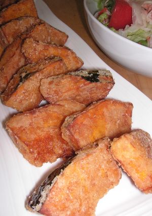 かぼちゃのにんにく醤油揚げ☆-レシピのメイン写真