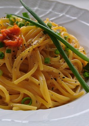 ボール１つで♪濃厚～うにのクリームパスタ-レシピのメイン写真