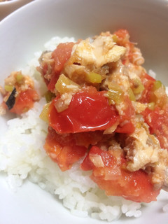 トマト鮭缶どんぶり-レシピのメイン写真