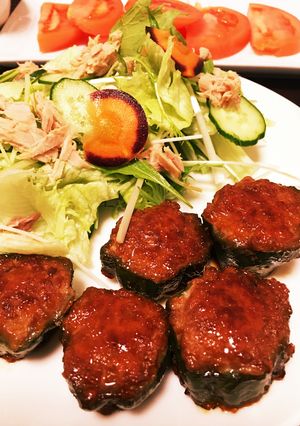簡単ピーマンの肉詰め-レシピのメイン写真