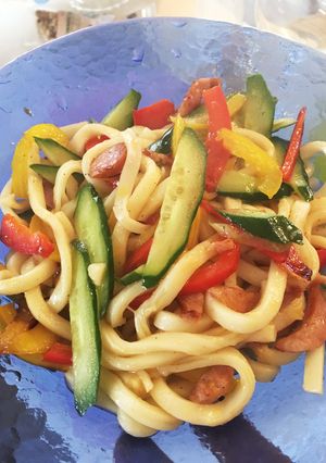 お一人様野菜皿うどん★余り物にサヨナラ-レシピのメイン写真