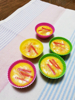 カニカマでちょっぴり華やか♪蒸し卵-レシピのメイン写真