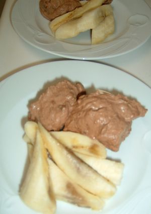 チョコバナナムース-レシピのメイン写真