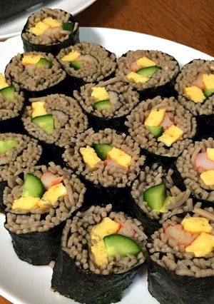 おつまみにも☆おもてなしにも☆蕎麦寿司-レシピのメイン写真