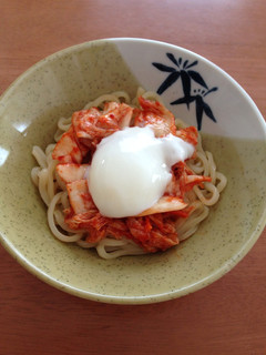 ☆ズボラ主婦のキムチ温玉うどん☆-レシピのメイン写真