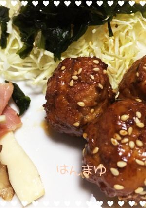 ヘルシー肉団子 甘酢あん-レシピのメイン写真