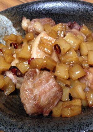 ハチミツ大根と豚の甘辛煮-レシピのメイン写真