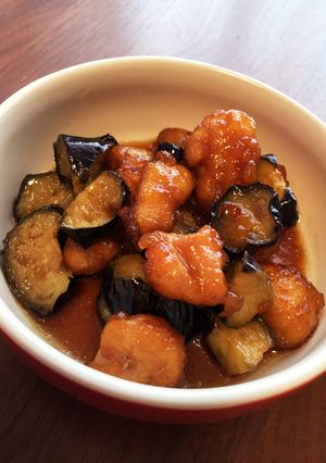 この味にハマる★茄子と鶏肉の揚げ煮★-レシピのメイン写真