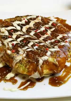 パンケーキお好み焼風-レシピのメイン写真